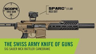 Sig Sauer MCX Rattler Canebrake  Scope This Gun [upl. by Rego]