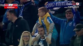 GOOOL CSU Craiova  FCSB 21 Cascadorii râsului la oaspeți Oaidă autogol hazliu [upl. by Norod]