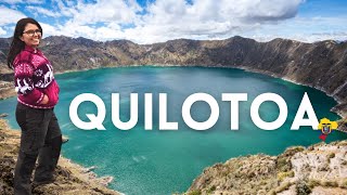 I SURVIVED the Quilotoa Crater Lake Hike  ECUADOR [upl. by Hedvig]