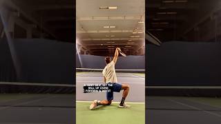 KICK SERVE  5 STEPS PRACTICE👌tenfitmen tennisserve kickserve tennisdrills tennistips [upl. by Tove]