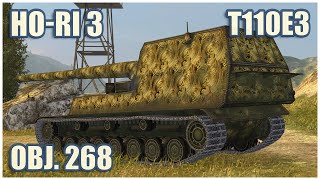 HoRi Type III T110E3 amp Object 268 • WoT Blitz Gameplay [upl. by Merrill762]