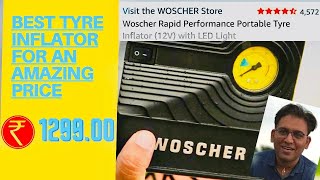 Woscher 801 Rapid Performance Portable Tyre Inflator Review 🔥tyreinflator woscher801 [upl. by Ttoille]