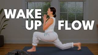 Short Wake Up Flow  15 Minute Morning Yoga [upl. by Aihselef]