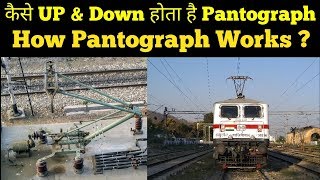 How Locomotive Pantograph Raise amp Down  Full Process Of Pantograph Raising [upl. by Akimahs377]