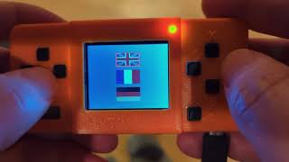 LightIvy ESP8266 Based Mini Console Emulating GameBoy Color [upl. by Naahs]