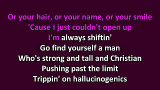 Matt Maeson  Hallucinogenics KARAOKE [upl. by Aietal]