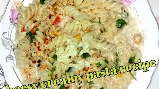 Mintu mein banne wali cheesy 🍝creamy pasta recipe 🍲🍜 pasta recipe [upl. by Rind952]