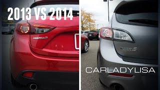 The MAZDA3  2013 VS 2014 2ND GEN VS 3RD GEN [upl. by Ettelloc]