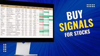 Build Your Own Screener✅ Moving Averages amp Volume in Google Sheet [upl. by Loziram]