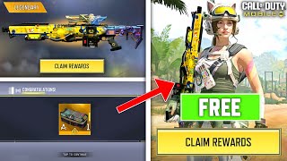 NEW FREE LEGENDARY Gun Skin in CODM New Update La Sous Terre Weapon Crate in COD Mobile [upl. by Fatimah279]