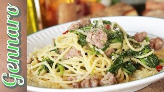 Simple Sausage Spaghetti  Amalfi Coast [upl. by Chastain]