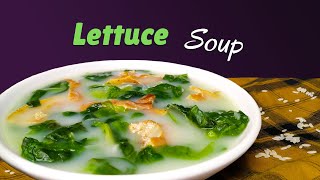 Lettuce Soup Recipe Easy amp Quick Lettuce Recipes [upl. by Eislel]