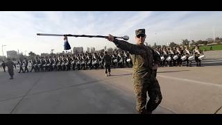 DESFILE TAMBOR MAYOR GRAN BANDA 2019 EJERCITO DE CHILE [upl. by Oniskey]