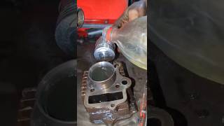 MOTORCYCLE CYLINDER PISTON DIESEL WASH PISTON FITTING subscribe shortsfeed machine fypp yt pk [upl. by Beall]