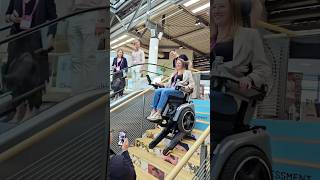 BRO in full action at the healthtech conference in Munich 🚀 scewoBRO stairclimbingwheelchair [upl. by Caputo]