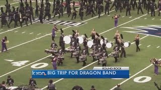 Round Rock Dragon Band headed to Pasadena [upl. by Enidlareg327]