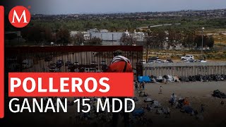 Polleros facilitan cruces rápidos en la zona de Tijuana [upl. by Aicirtal]