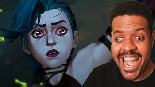 JINX VS VI  ARCANE SEASON 2 EPISODE 3 Reaction [upl. by Noyar]