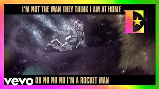 Elton John  Rocket Man Official Lyric Video [upl. by Iman493]