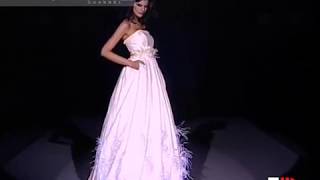 quotMass by Matilde Canoquot Cibeles Madrid Novias 2009 4 of 4 by FashionChannel [upl. by Adnovad]