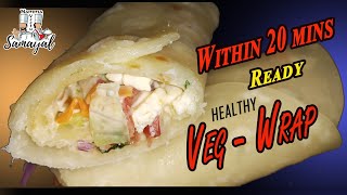 veg wrap Veg wraps recipe  How to make vegetable wraps recipe  Roti wraps in Tamil [upl. by Bibeau576]