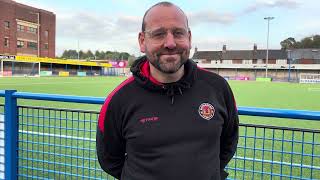 Gareth Holmes Match Reaction  Leek Town A  Isuzu FA Trophy [upl. by Meijer]