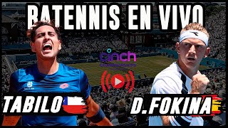 Alejandro Tabilo vs Alejandro Davidovich Fokina  Reaccionamos en vivo  ATP 500 de Queen´s [upl. by Asirem]