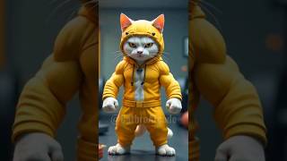 cat deals with bullies 😾 ai aiart aicat cats funny [upl. by Anivlis]