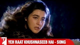 Yeh Raat Khushnaseeb Hai Song  Aaina  Jackie Shroff  Amrita Singh  Lata Mangeshkar [upl. by Llennehc139]