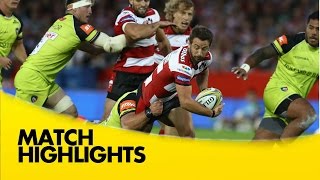 Gloucester Rugby v Leicester Tigers  Aviva Premiership Rugby 201617 [upl. by Uehttam]