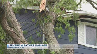 Severe Weather Damage Urbandale [upl. by Esaj]