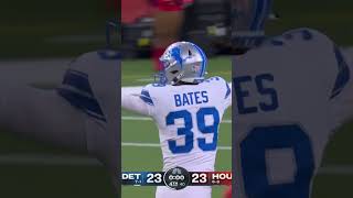 JAKE BATES FOR THE WIN NFL Lions viral shorts [upl. by Epoillac540]