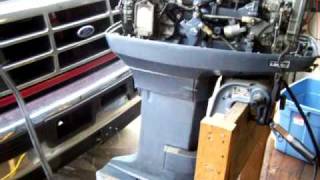 1973 Evinrude 50hp Outboard [upl. by Vallonia]