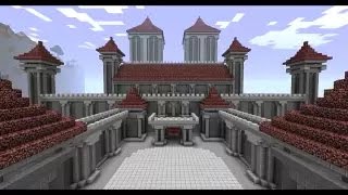 Minecraft Como hacer un castillo Tutorial de Construcción 1 [upl. by Ahsitan991]