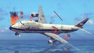 Satisfying Airplane Crashes 11 😱 Besiege [upl. by Grassi]