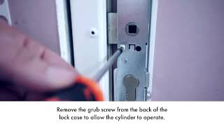 Euro Cylinder Lock Installation [upl. by Drobman]