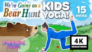 Were going on a Bear Hunt 🐻  A Cosmic Kids Yoga Adventure  4K UHD [upl. by Tristas163]