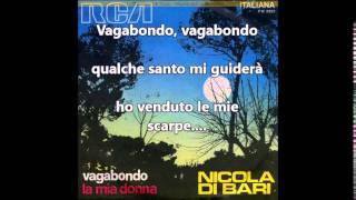 Vagabondo  Nicola Di Bari  karaoke [upl. by Gwenneth]