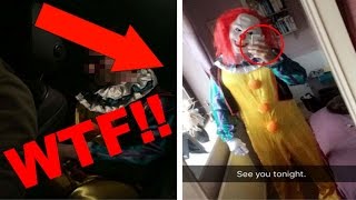 REACTING TO KILLER CLOWN SIGHTING UK 2016 [upl. by Surtemed]