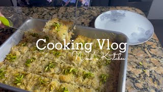 Delicious and simple Kunafa Recipe  Nana’s Kitchen Cooking Vlog [upl. by Derby]