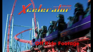 Xcelerator At Knotts Berry Farm Off Ride Footage No Copyright launch amusementpark rollercoaster [upl. by Junina]