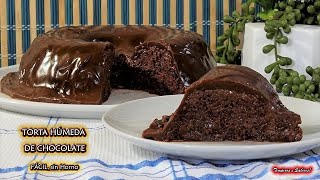 RICA TORTA HÚMEDA DE CHOCOLATE SIN HORNO Y FÁCIL [upl. by Nnaharas]