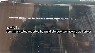 The REAL Reason Your UEFI Driver is Reporting Abnormal Status fixed 100 [upl. by Iram]