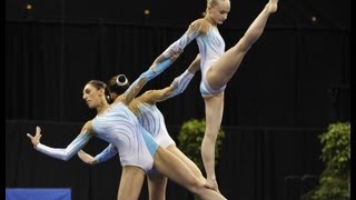 Acrobatic Worlds 2012 Orlando USA  Mixed Pair  Womens Group Part 1 [upl. by Annonyw]