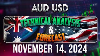 Latest AUDUSD Forecast and Technical Analysis for November 14 2024 [upl. by Ahsiened]