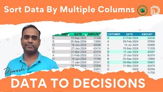 How to sort data by multiple columns in Excel using formula [upl. by Edieh]