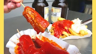 GERMAN STREET FOOD tour  Best CURRYWURST DONER KEBAB  Burgers in Berlin  Berlin food [upl. by Pittman]