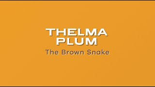 Thelma Plum  The Brown Snake Lyric Video [upl. by Suivart149]