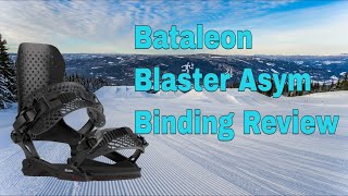 The 2024 Bataleon Blaster Asym Snowboard Binding Review [upl. by Blunt281]