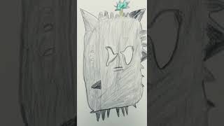 Drawing spike fruit day 15 of drawing blox fruits [upl. by Haisi]